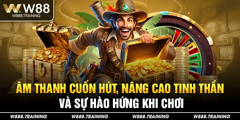 Âm thanh cuốn hút, nâng cao tinh thần và sự hào hứng khi chơi