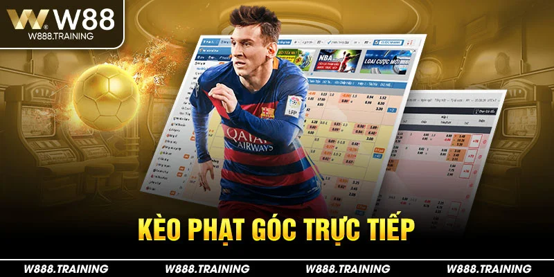 Kèo phạt góc trực tiếp