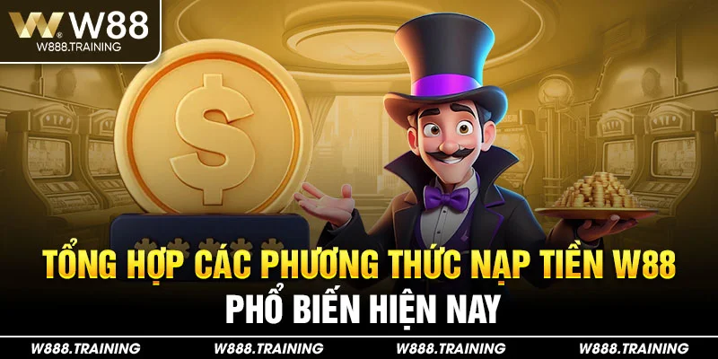 Tổng hợp các phương thức nạp tiền W88 phổ biến hiện nay