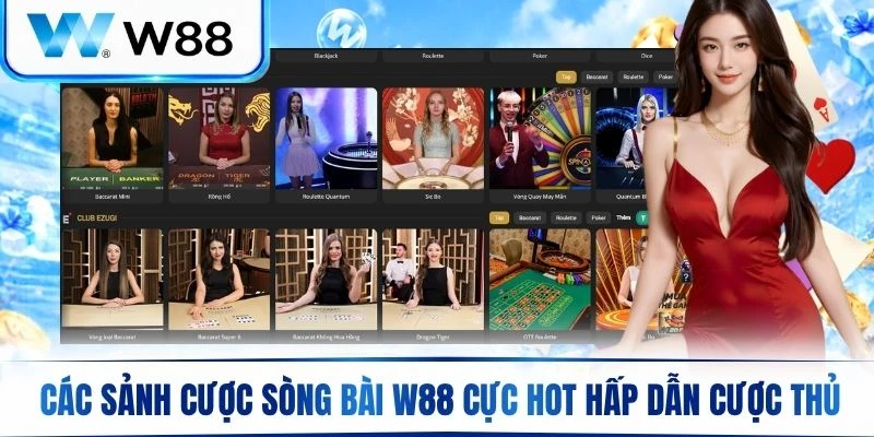 Danh sách các sảnh cược sòng bài cực hot hấp dẫn mọi cược thủ